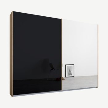 567fa41dc6f57a9bfa445fbdcfa8c79c418dcf76_WDIMAL043GGM_UK_Malix_2_door_225cm_Sliding_Wardrobe_Oak_frame_Basalt_Grey_Glass_Mirror_doors_St