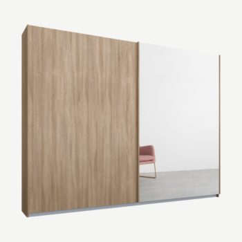 bcd9f99c30d7505cbb1eee6dcfc5c0a62eee0d53_WDIMAL037OMR_UK_Malix_2_door_225cm_Sliding_Wardrobe_Oak_frame_Oak_Mirror_doors_Standard_Interio
