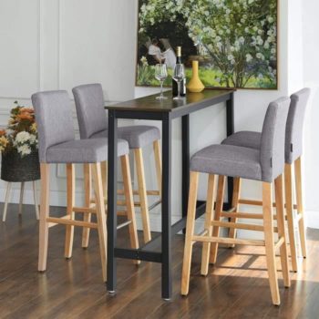 lot-de-2-tabourets-de-bar-revetement-en-lin-pied