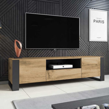 meuble-tv-180-cm-nunki-imitation-bois-et-anthracite